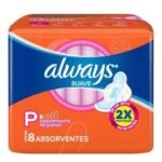 Absorvente Super Proteção Cobertura Suave com Abas P 8un - ALWAYS