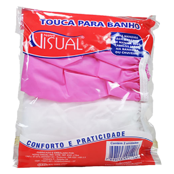 Touca para Banho 2un - NOVO VISUAL