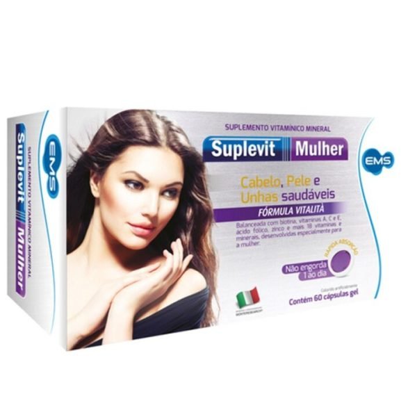 Suplevit Mulher Com 60 Cápsulas Gel - EMS