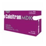 Calcitran Mdk sabor menta 60 comprimidos mastigáveis - Fqm
