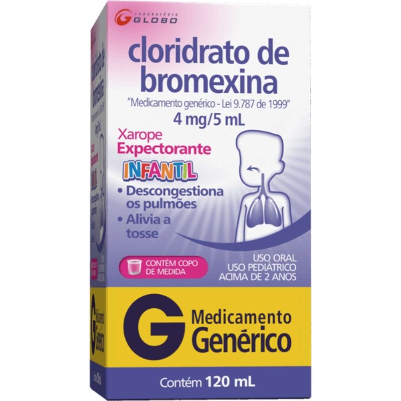 Cloridrato de Bromexina - EMS 4mg/5ml xarope frasco com 120ml