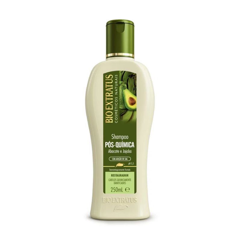 Shampoo pos quimica abacate e jojoba 250ml bio