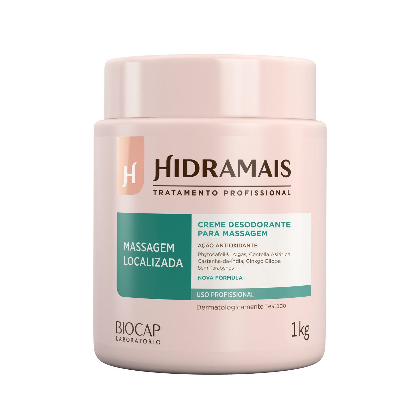 Creme para Massagem Hidramais Localizada 1kg - Biocap
