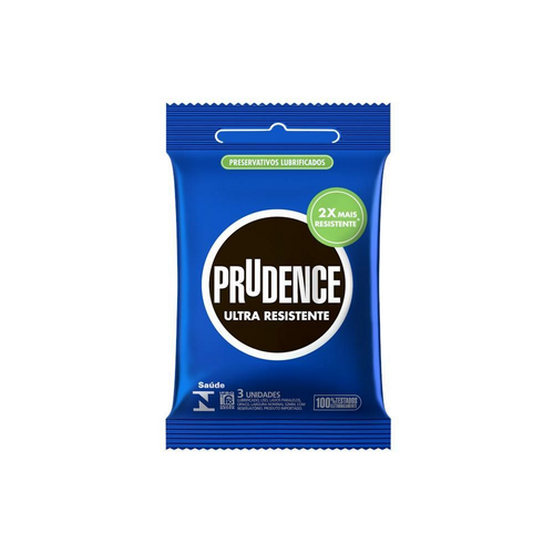 10528401.png Preservativo Prudence Ultra Resistente com 3 Unidades - Imagem 1