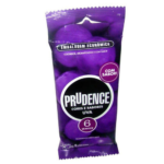 Preservativo Prudence Sabor Uva Colorido com 3 Unidades