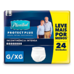 Roupa Íntima Descartável Plenitud Proteção G/XG com 24 Unidades