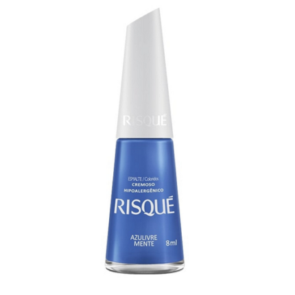 Esmalte Risqué Azul Livre Mente