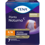 TENA Pants Noturna P/M Roupa Íntima Descartável com 7 Unidades