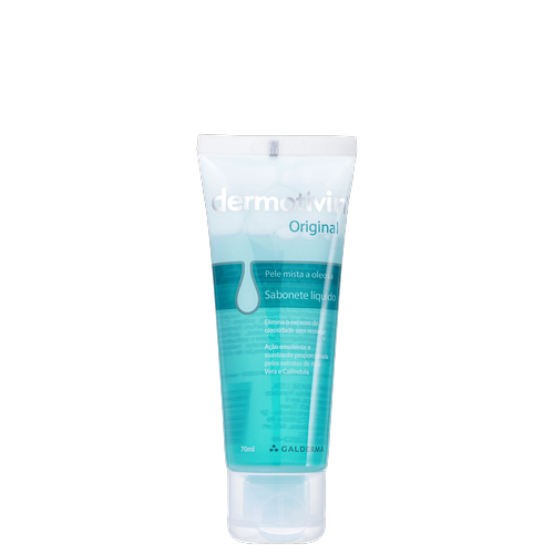 116675401.png Dermotivin Original Sabonete Líquido Facial Galderma 70ml - Imagem 1