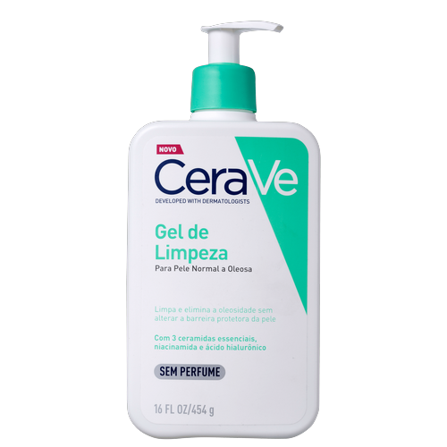 1276001.png CeraVe Gel de Limpeza Facial para Peles Normais a Oleosas - Imagem 1