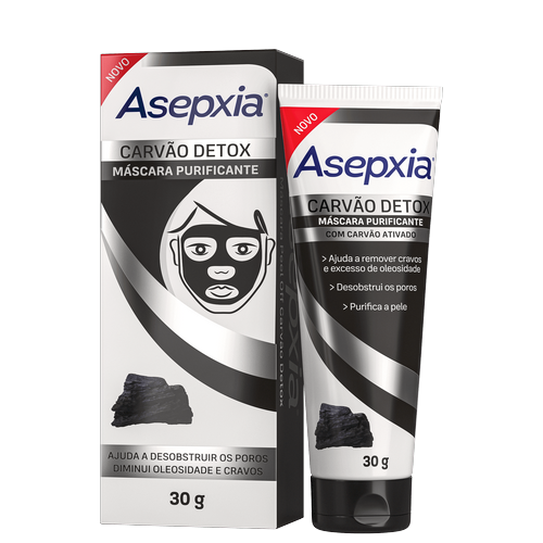 178801.png Asepxia Esfoliante Facial Detox com Carvão Ativado 120g - Imagem 1