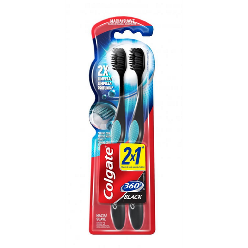 24001.png ESC DENT COLGATE 360 BLA MC 2U - Imagem 1