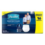 Roupa Íntima Descartável Plenitud Protect Plus P/M Pacote Econômico com 16 Unidades