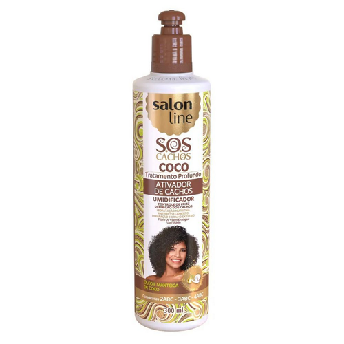 251801.png Ativador de Cachos Salon Line Cachos Coco 300ml - Imagem 1