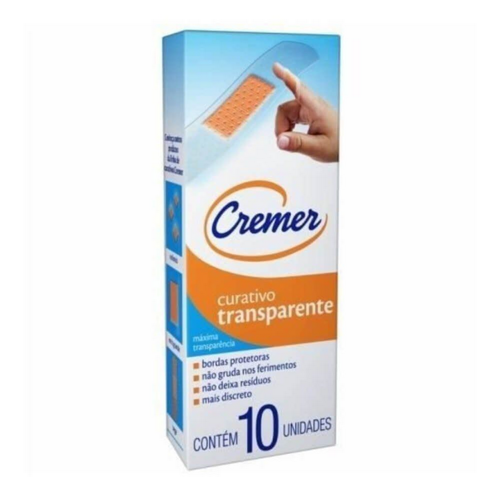 3110001.png Curativo Cremer Transparente com 10 Unidades - Imagem 1
