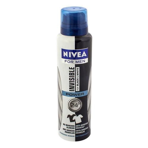 3189401.png Desodorante Aerossol NIVEA MEN Invisible Black & White 200ml - Imagem 1