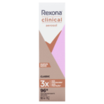 Desodorante Antitranspirante Aerossol Rexona Clinical Classic 150ml