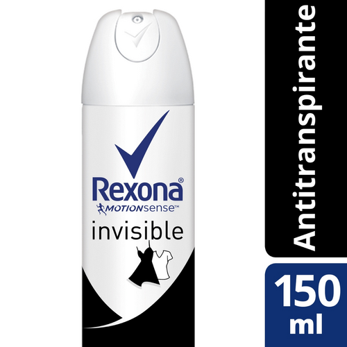 3372801.png Desodorante Antitranspirante Aerossol Rexona Invisible 72h 150ml - Imagem 1