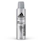 Desodorante Adidas Pro Invisible Aerossol Masculino 150ml