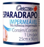 Esparadrapo Impermeável Branco Cremer 2,5cm x 0,90m