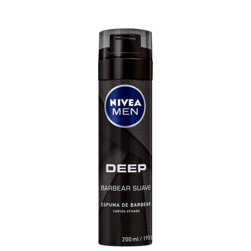 3983201.png Espuma de Barbear Nivea Men Deep Carvão Ativo 200ml - Imagem 1