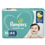 Fralda Pampers Confort Sec Tamanho M 44 Unidades