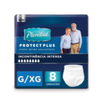 Roupa Íntima Descartável Plenitud Protect Plus G/XG com 8 Unidades