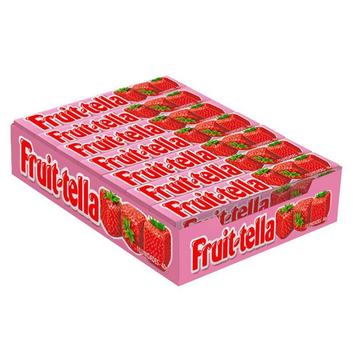 4477001.png Fruit-tella Balas Mastigáveis Sabor Morango 40g - Imagem 1