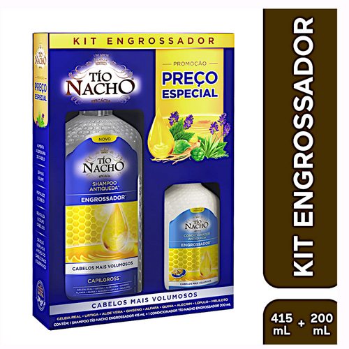4519201.png Kit Tio Nacho Engrossador com Shampoo e Condicionador - Imagem 1