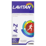 Lavitan A-Z Polivitamínico e Polimineral Cimed com 60 Comprimidos Revestidos