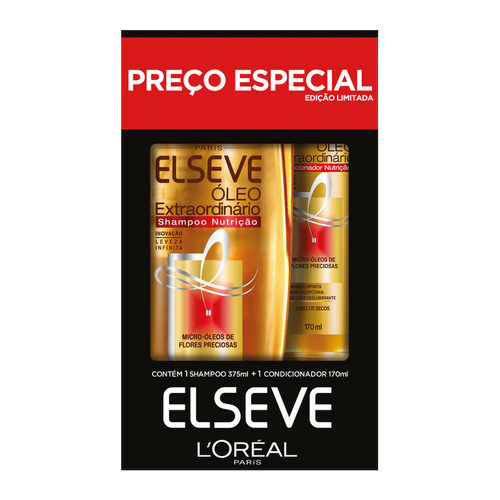 5186601.png Kit Elseve Óleo Extraordinário Shampoo e Condicionador Loreal - Imagem 1