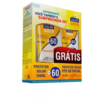 Kit Protetor Solar Facial Nutriex Solar Gold FPS 60 - 2 Unidades