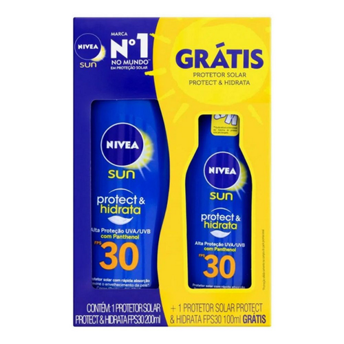 5399801.png Kit Nivea Sun Protect & Hidrata Protetor Solar FPS 30 com 2 Unidades - Imagem 1