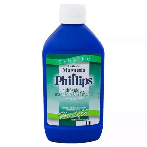 6297201.png Leite de Magnésia Phillips Sabor Hortelã 350ml Aspen Pharma - Imagem 1