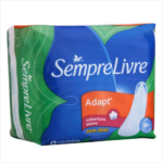 Absorvente Sempre Livre Adapt Sem Abas - 8 Unidades