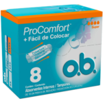 Absorvente Interno OB ProComfort Super - 8 Unidades
