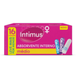 Absorvente Intimus Médio com Abas - 16 Unidades