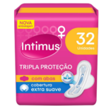 Absorvente Intimus Tripla Proteção Seca com Abas 32 Unidades