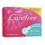 Absorvente Carefree Protetor Diário Sem Perfume 40 Unidades