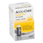 Lancetas Accu-Chek Fastclix Roche com 24 Unidades