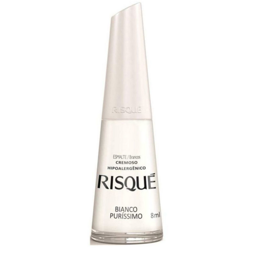 7993401.png Esmalte Risqué Cremoso Branco Puro 8ml - Imagem 1