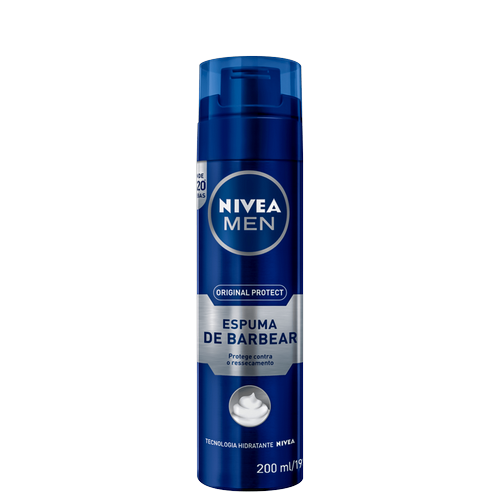 8293001.png NIVEA Espuma de Barbear Protect & Care 200ml - Imagem 1