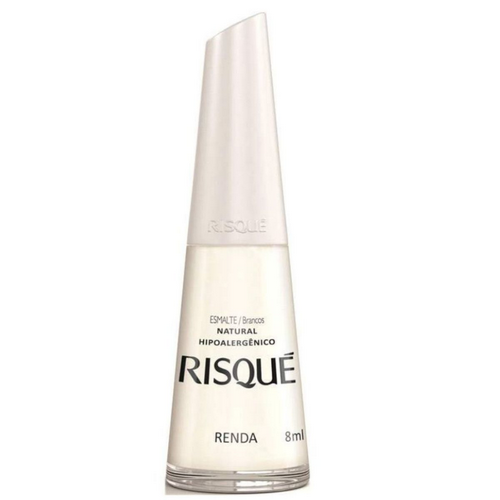 8309201.png Esmalte Risqué Cremoso Natural Renda Branco 8ml - Imagem 1