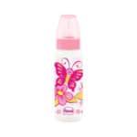 Mamadeira MAM Fiona Bico Ortodôntico Rosa 240ml