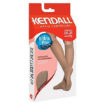 Meia de Compressão Kendall Com Ponteira Cor Mel Tamanho M 3/4