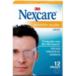 Protetor Ocular Nexcare Adulto, 12 Unidades