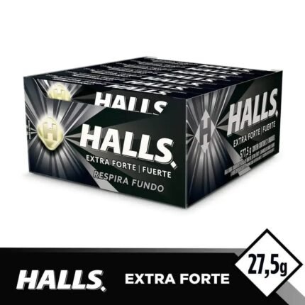 Halls Pastilha Extra Forte Sabor Eucalipto