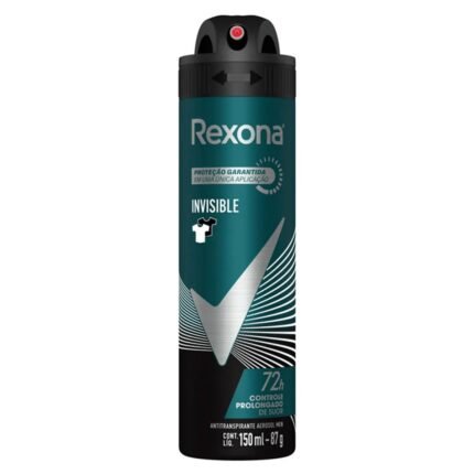 Antitranspirante Aerossol Rexona Invisible 150ml