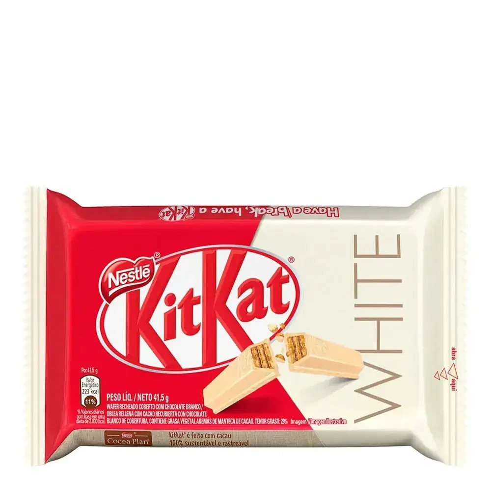 7891000249239.jpg Chocolate Kit Kat 4 Fingers White 41,5g - Imagem 1