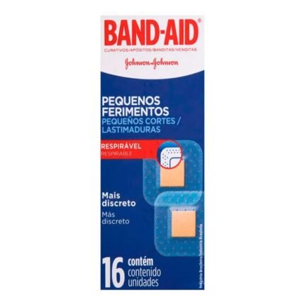 Curativo Band-Aid Pequenos Ferimentos com 16 Unidades Johnson & Johnson